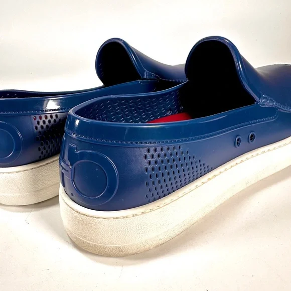 Salvatore Ferragamo Men's Fury 2 Synthetic Loafers/Boat Shoes Size 9 - Picture 12 of 16